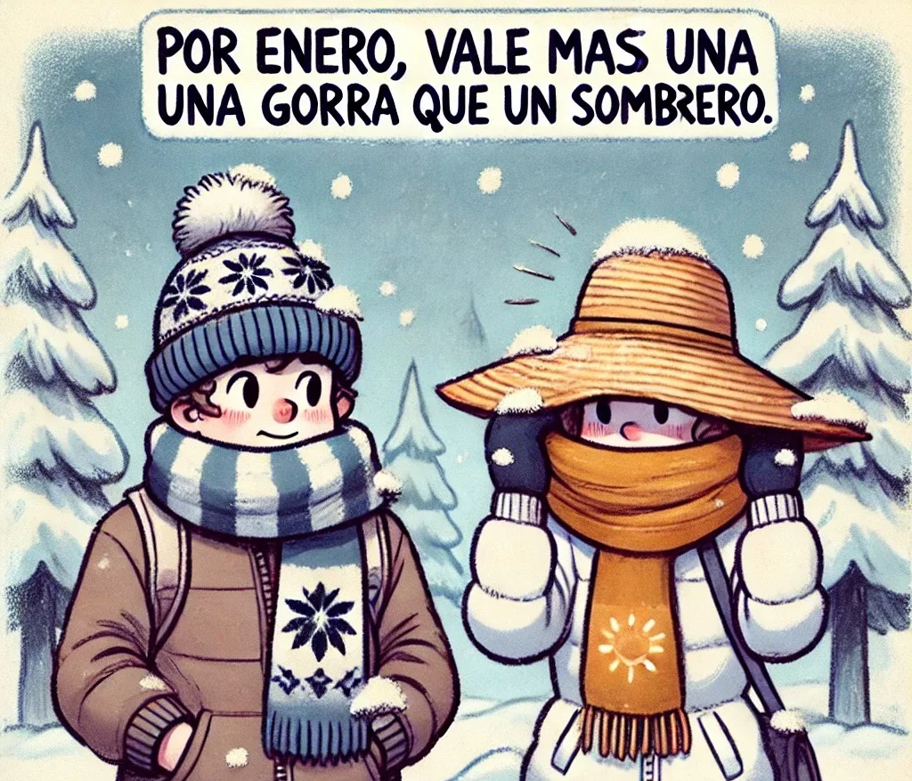 Niños en invierno