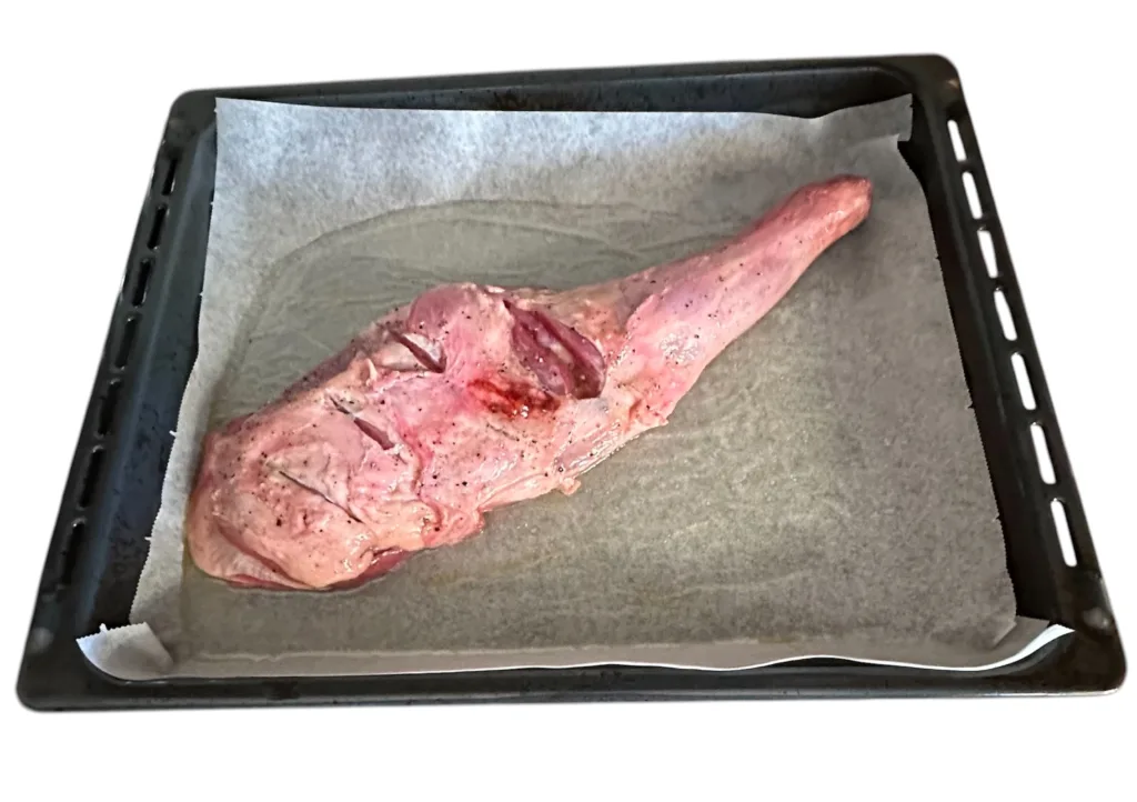 Paletilla de cordero al horno