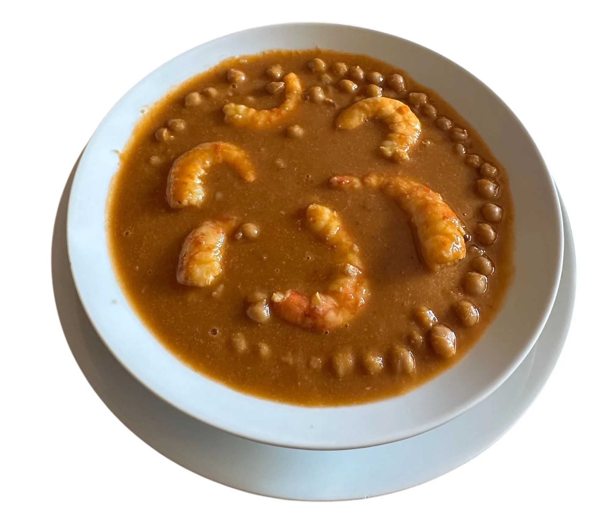 Garbanzos con gambones