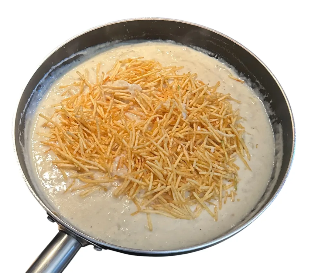 Bacalao con Nata: Receta Portuguesa Clásica (Bacalhau com Natas) ilustración