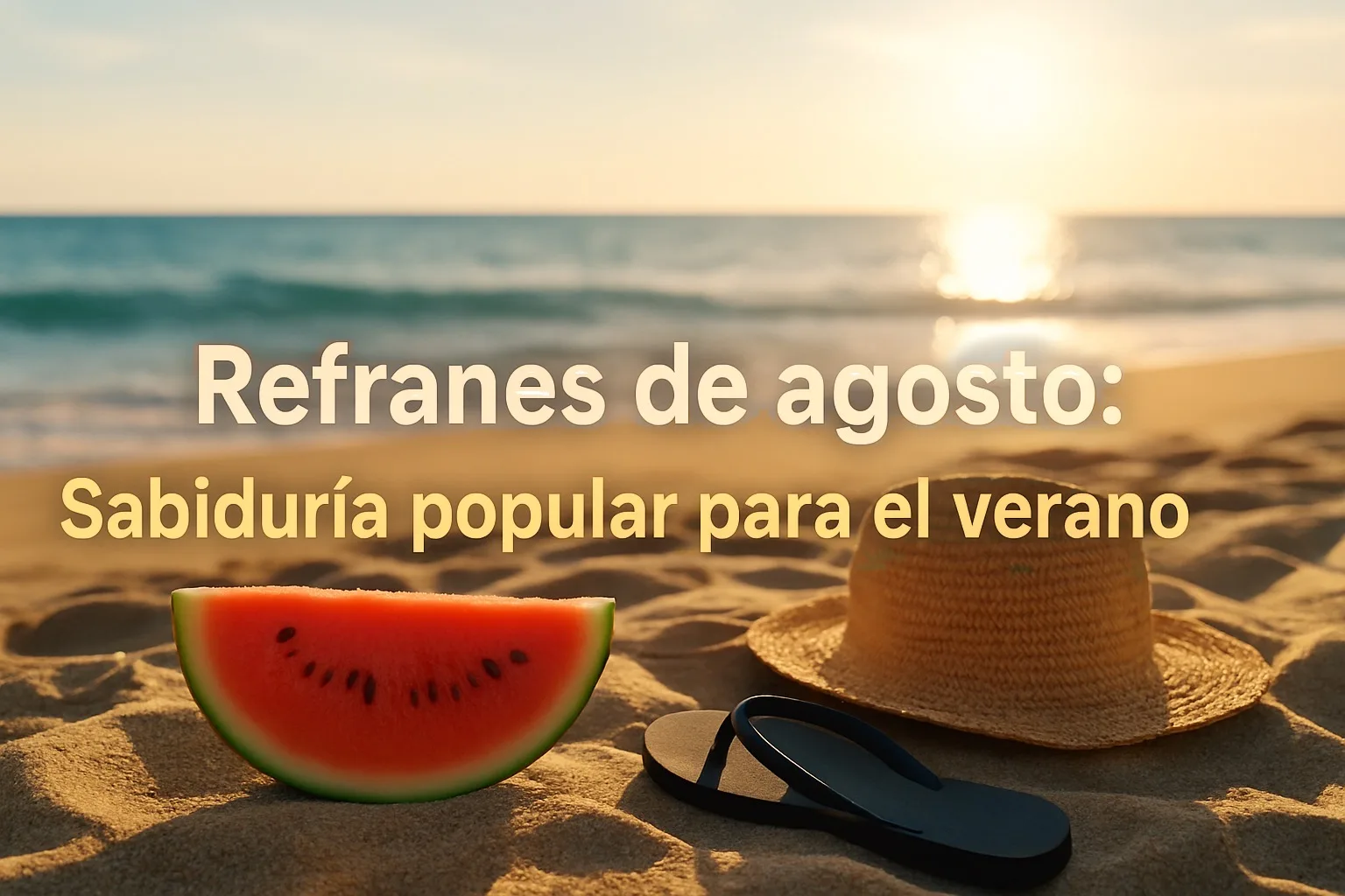 🌞 Refranes de agosto: Sabiduría popular para el verano
